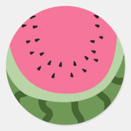 Fruit Watermelon Runder Aufkleber