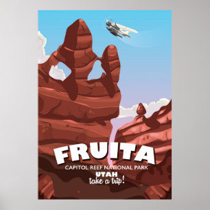 Fruita Capitol Reef Nationalpark Utah Poster