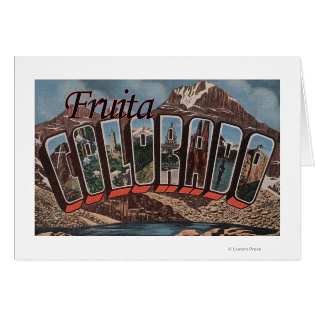 Fruita, Colorado - Große Buchstabenszenen (Vorderseite (Horizontal))
