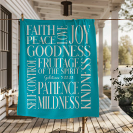 Fruitage of the Spirit Galatians 5 Sherpa Blanket Sherpadecke