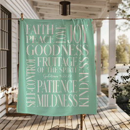 Fruitage of the Spirit Galatians 5 Sherpa Blanket Sherpadecke