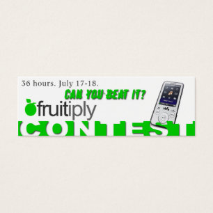 Fruitiply Wettbewerb
