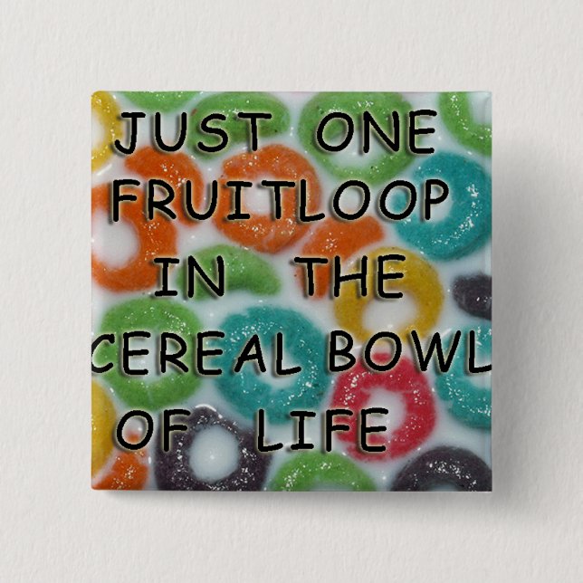Fruitloop Knopf Button (Vorderseite)
