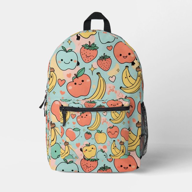 Fruitopia-Party Bedruckter Rucksack (Vorderseite)