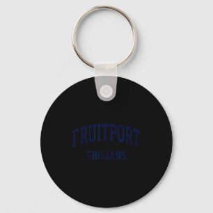 Fruitrt High School Hs Fruitrt Mi Vintage Srts Schlüsselanhänger