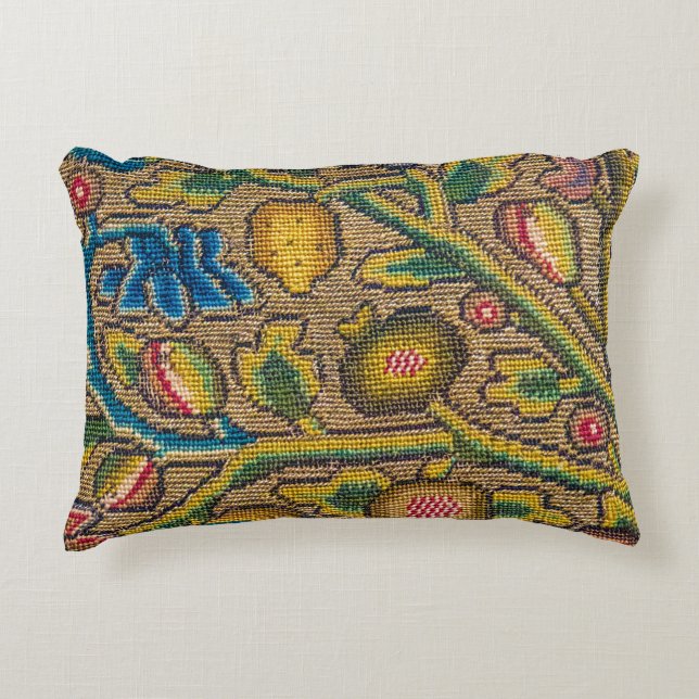 Fruits forest jacquard pillow dekokissen (Vorderseite)