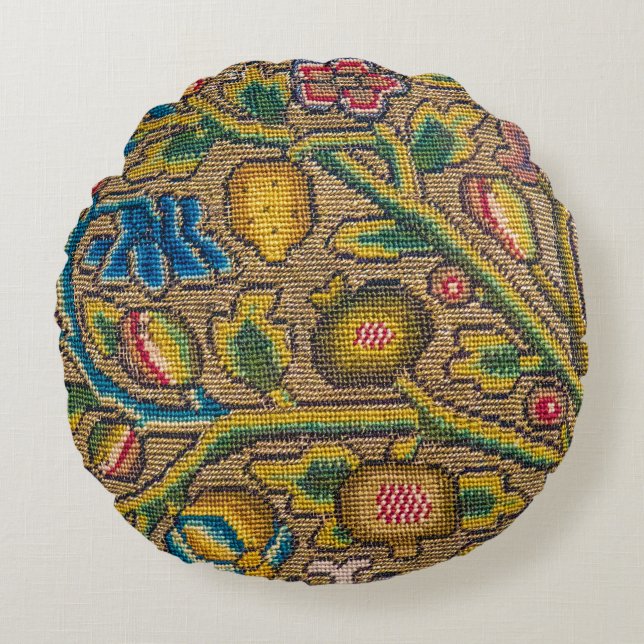 Fruits forest pillow rundes kissen (Vorderseite)