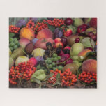 Fruits Graphic Background Puzzle<br><div class="desc">This design features a variety of fruits background with a coloured border around the edge. The border colour can be changed to suit your own requirements.
Graphic by: andreas N (PixaBay)</div>