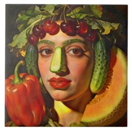 Fruits of Expression – A Surreal Portrait Fliese