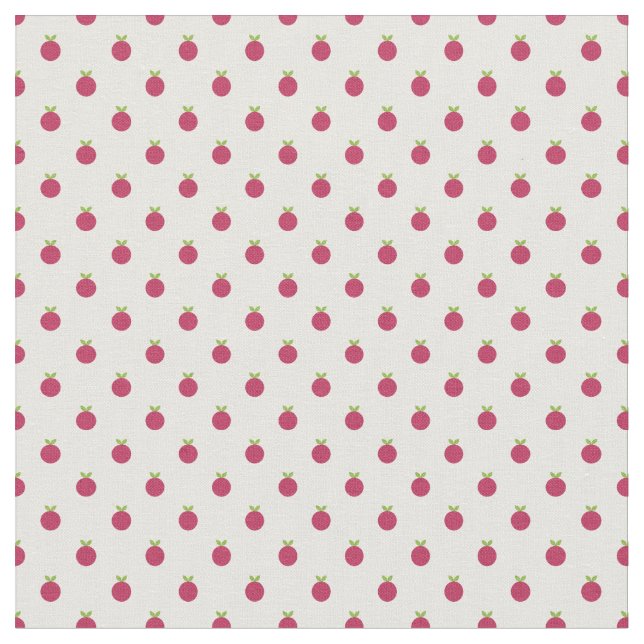 Fruits Polka Dots Stoff (Nahaufnahme)