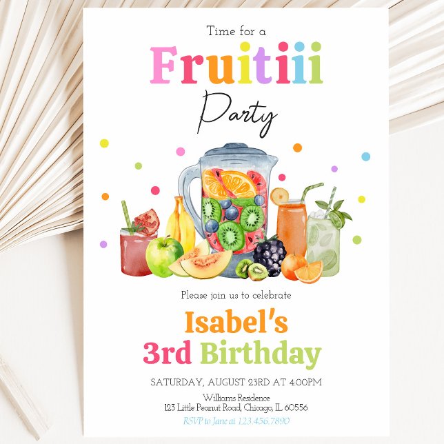Fruitti Geburtstag Einladung (Von Creator hochgeladen)