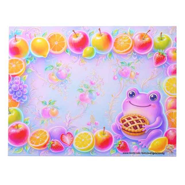 Fruity Frog Notizblock (Vorderseite)