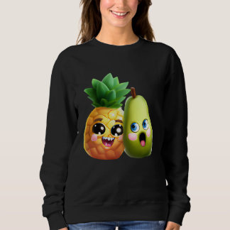 Fruity Love Pear and Pineapple in Love Sweatshirt