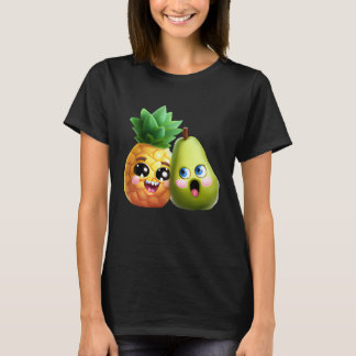 Fruity Love  Pear and Pineapple in Love T-Shirt