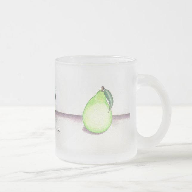 FRUITY PEAR Tasse (mattiertes Glas) (Rechts)