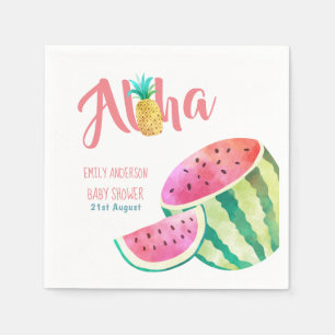 Fruity Tropical Napkins Watermelon Ananas Serviette