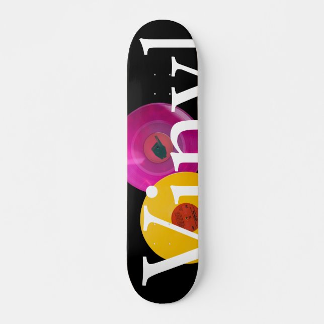 Fruity Vinyl Buch Skateboard (Vorne)