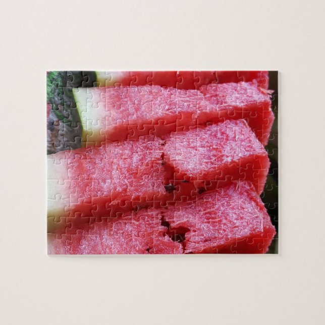 Fruity Watermelon Foto Jigsaw Puzzle (Horizontal)