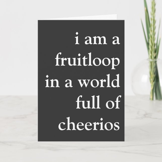 Fruityloop Karte (Vorderseite)