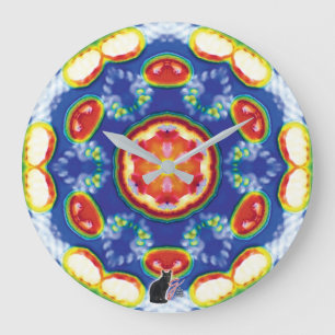 FruityTooty Kaleidoscope Großuhr Große Wanduhr