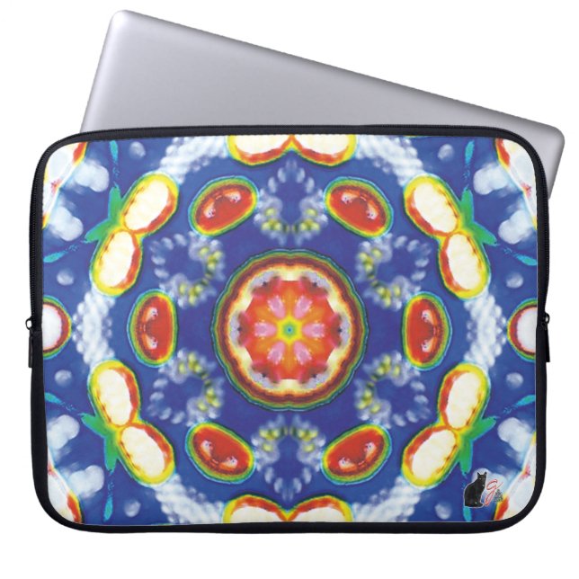 FruityTooty Kaleidoscope Laptop-Sieb Laptopschutzhülle (Vorderseite)