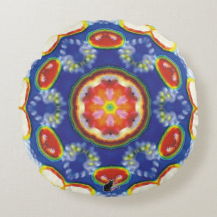 FruityTooty Kaleidoskop Rundes Kissen