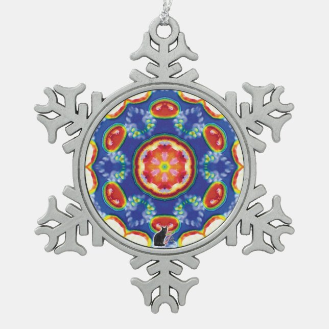 FruityTooty Kaleidoskop Snowflake Ornament (Vorderseite)