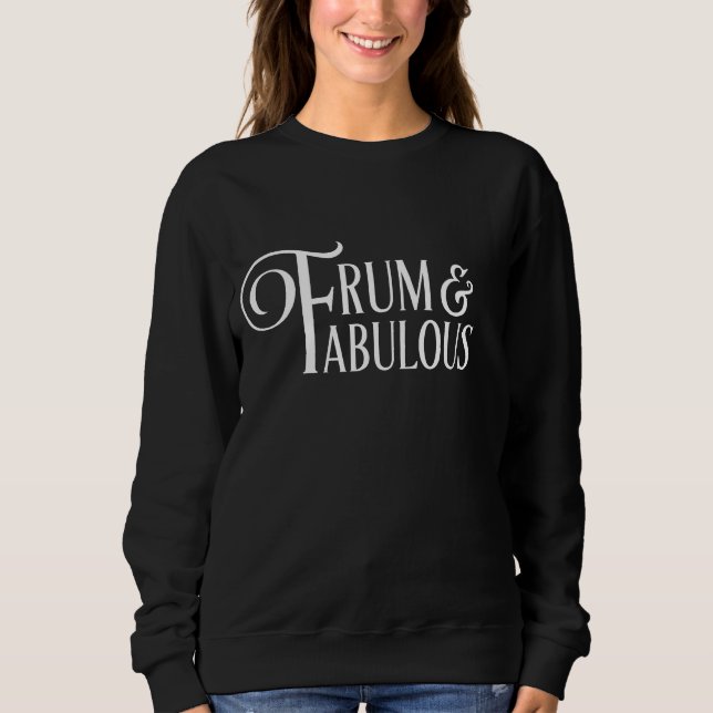 Frum & Fabulous Jewish Modest Tznius Tznius Sweatshirt (Vorderseite)