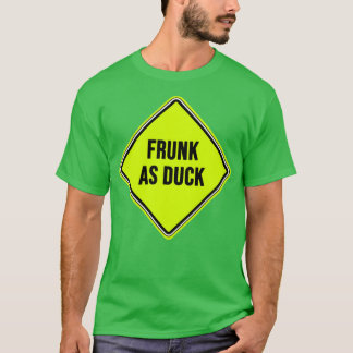 Frunk als gelbes Duckschild T-Shirt