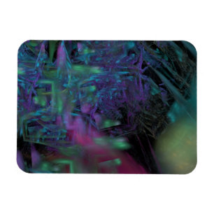 Frustration in Farbe Magnet