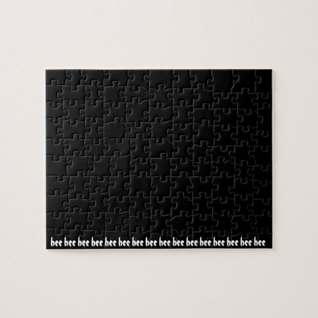 Frustrierender schwarzer Laughing-Witz Puzzle (Horizontal)