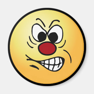 Frustriert Face Grumpey Magnet