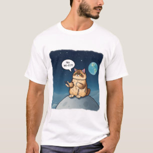 Frustrierte Katze ohne Wi-Fi T-Shirt
