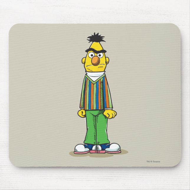 Frustrierter Bert Mousepad (Vorne)