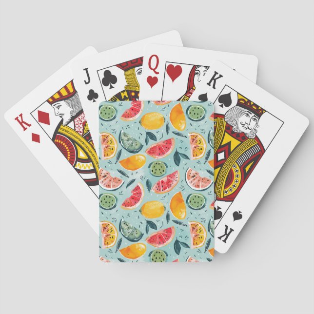 Frutas Coloridas de Verão Spielkarten (Rückseite)