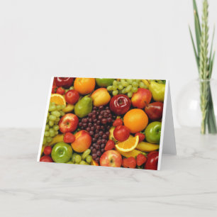 frutas und Früchte Karte