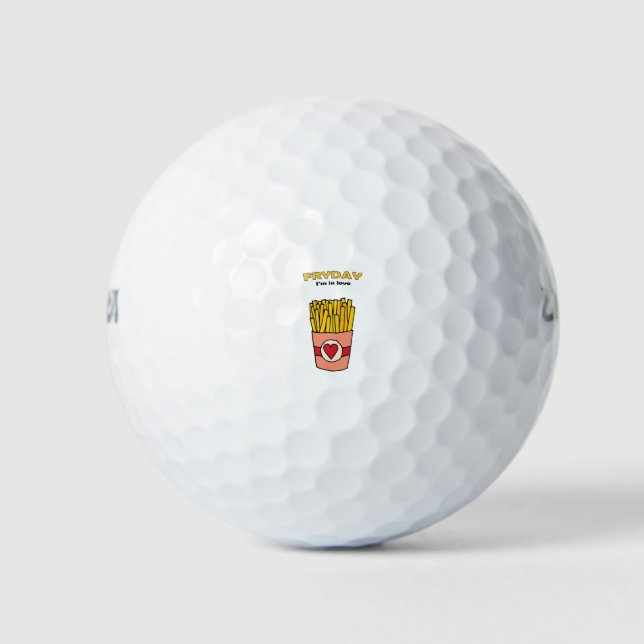 Fry Day I'm in Love Golfball (Vorderseite)