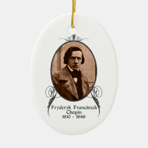 Fryderyk Franciszek Chopin Verzierung Keramikornament