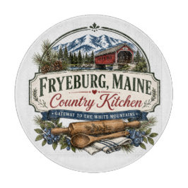 Fryeburg Maine Country Küchen Dekoratives Glas Sch Schneidebrett