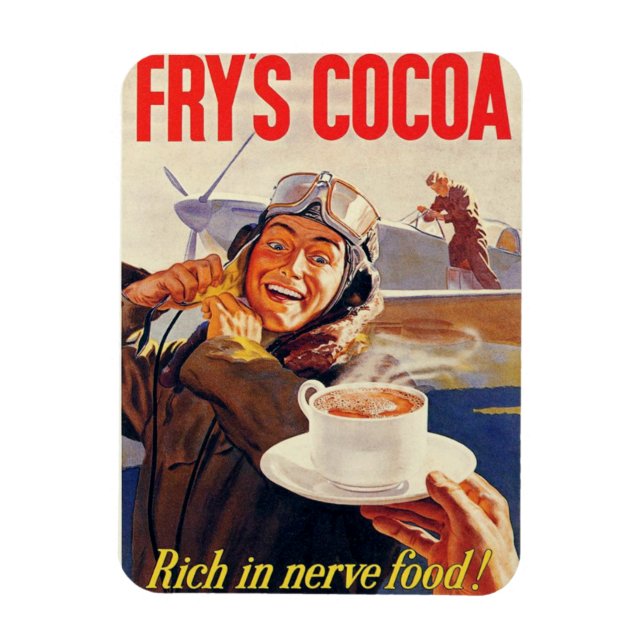Fry's Cocoa Aviator Magnet (Vertikal)