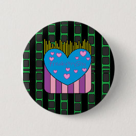 FryShy Green und Black Button