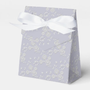 FS Style 1-Lila-White-FAVOR BOXES, Zelt-Stil Geschenkschachtel
