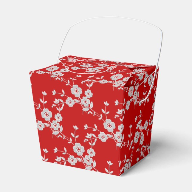 FS Style 1-Red-White-GASTGESCHENK BOXES, entfernen Geschenkschachtel (Vorderseite)