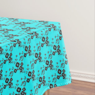 FS Style 1 Robins Egg Blue-Silver-52x70 TABLECLOTH Tischdecke