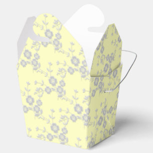 FS Style 1-Yellow Lt Wht GASTGESCHENK BOXES, t-o Geschenkschachtel