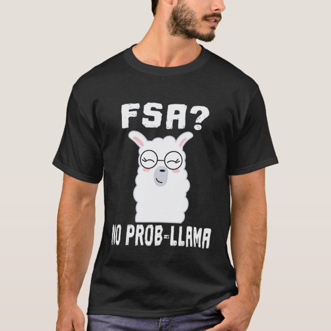 FSA Kein Problem Lama Lehrerbildner Florida-Test D T-Shirt (Vorderseite)