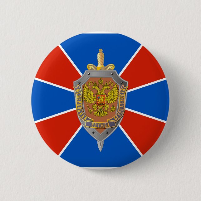 Fsb, Russland-Flagge Button (Vorderseite)