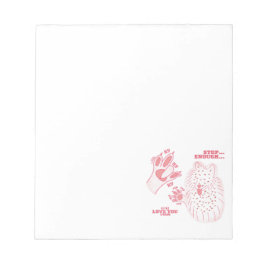 FSH - Schluss mit J/K-Liebe Sie - ASL Design Notizblock