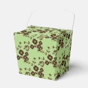 FSs Style 1-Spring Gr-Brown-FAVOR BOXES, entfernen Geschenkschachtel