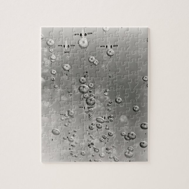 Ft Benning, militärischer Fallschirmspringer Puzzle (Vertikal)